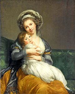 Madame VigÈe Le Brun et sa fille, Jeanne Marie Louise ( )